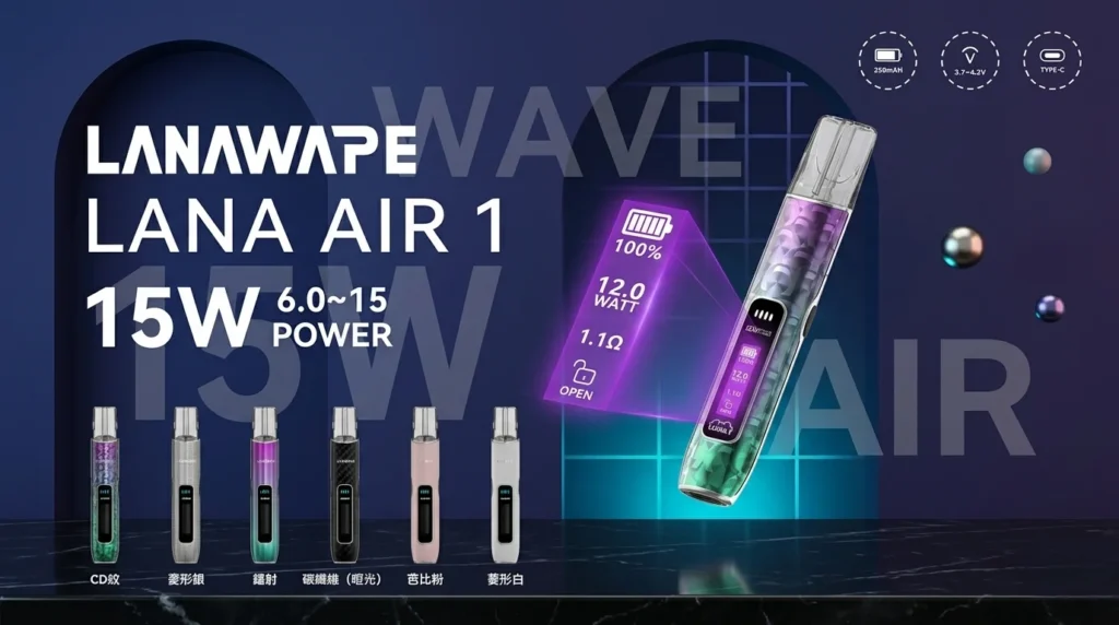 LANA電子煙使用指南：如何判斷霧化芯焦糊與更換時機